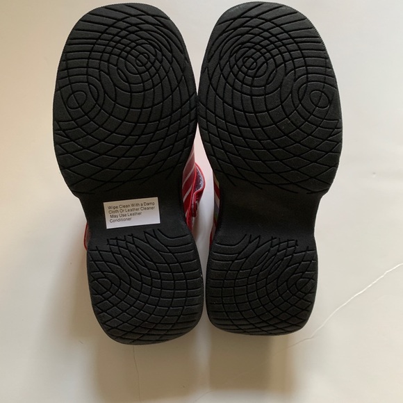 New Hanna Andersson Comfy Swedish Clog Leather Shoe Holiday Christmas US 11 EU28 - Picture 6 of 8